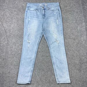 Light Blue Distressed Women Jeans